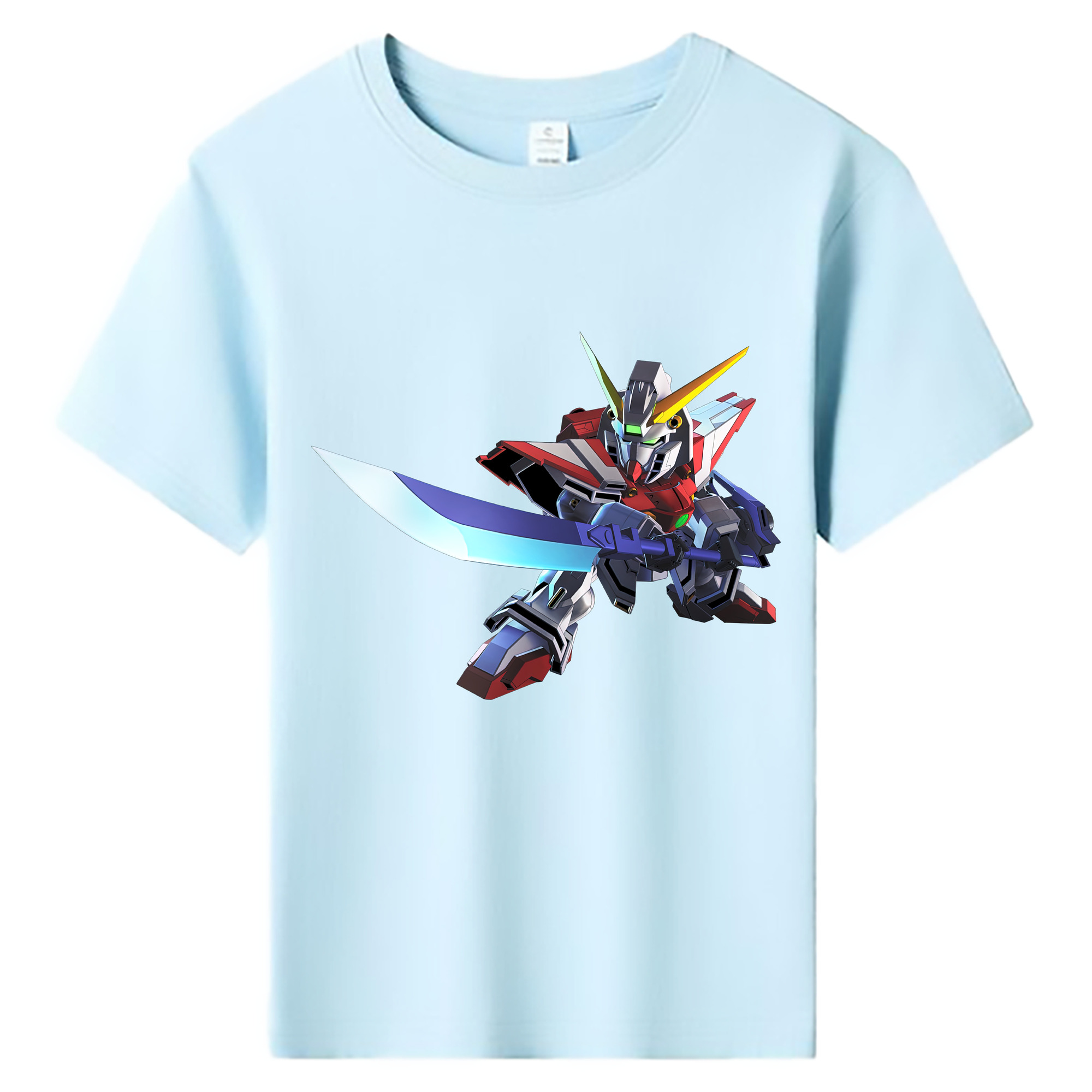 （画像用） 機動戦士ガンダム Mobile Suit Gundam 綿100％キッズTシャツ（フロントプリント）